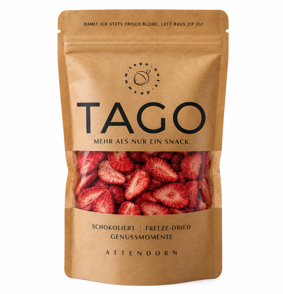 TAGO Gefriergetrocknete Erdbeerchips