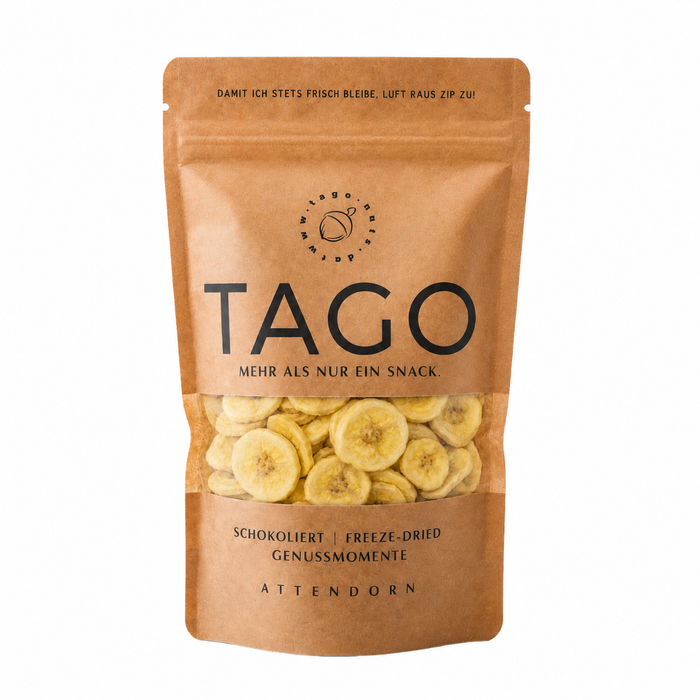 TAGO Honiggesüßte Bananenchips