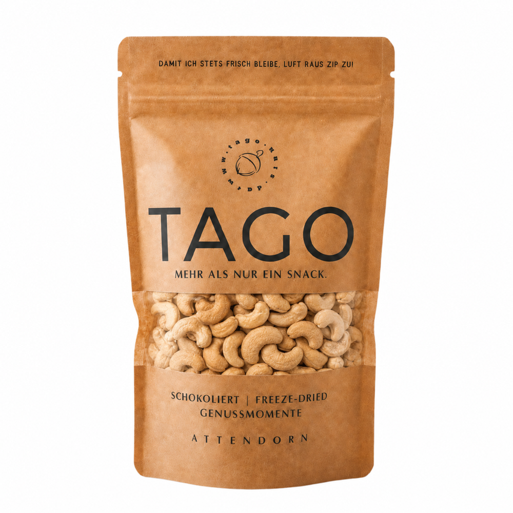 TAGO Cashewkerne Jumbo geröstet & gesalzen