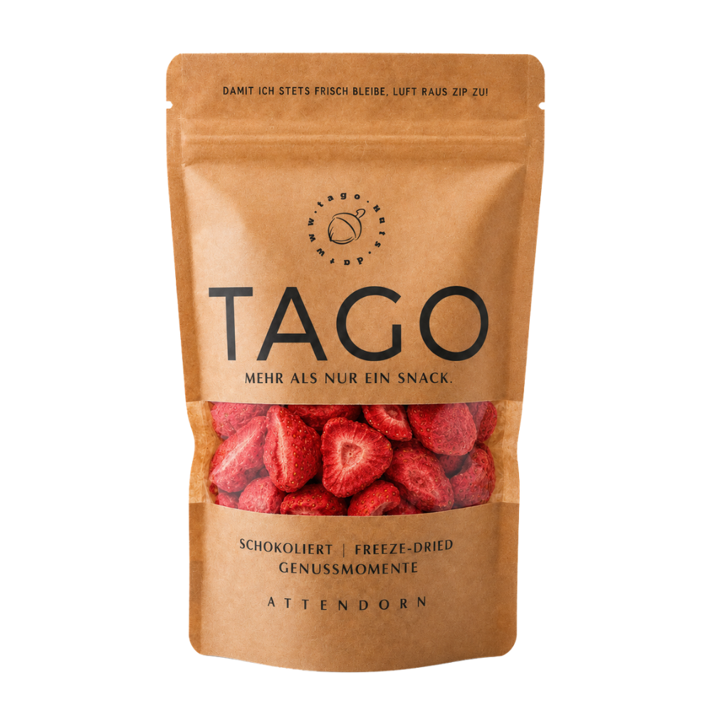 TAGO Gefriergetrocknete Erdbeerchips